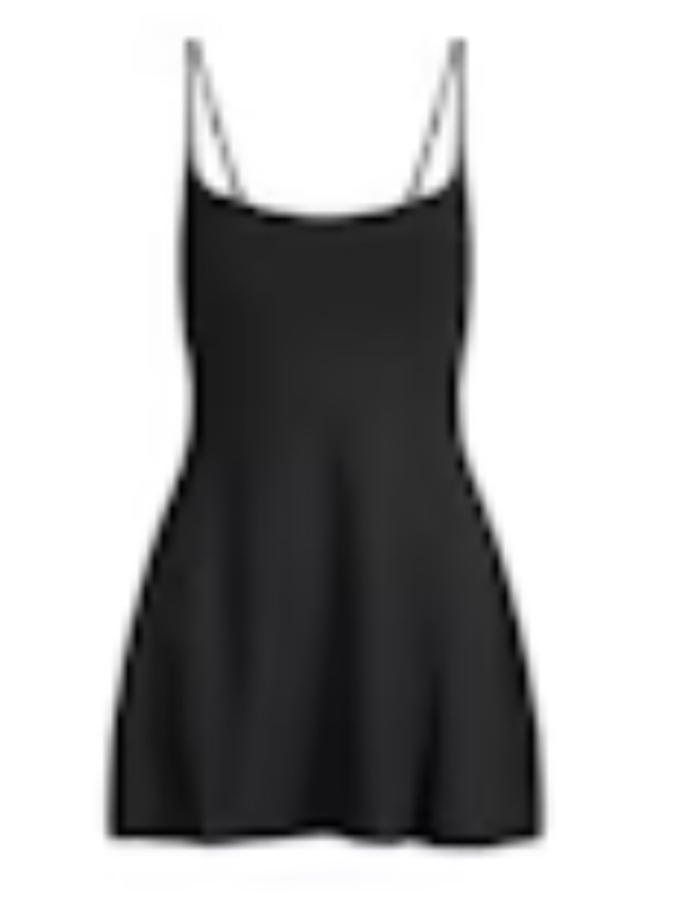 Skims Smooth Layers Black Dress